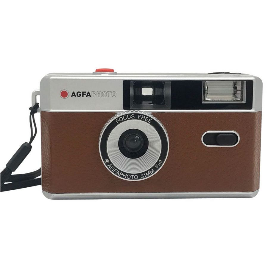 Agfa 35mm Riutilizzabile Fotocamera - Marrone/Rosso/Nero/ Verde/Grigio - immagine 3