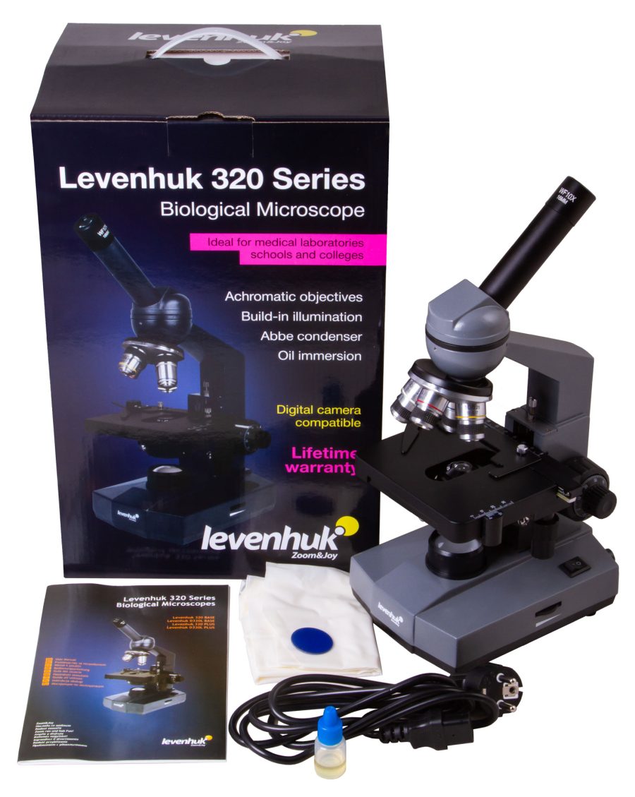 Microscopio biologico monoculare Levenhuk 320 BASE - immagine 2