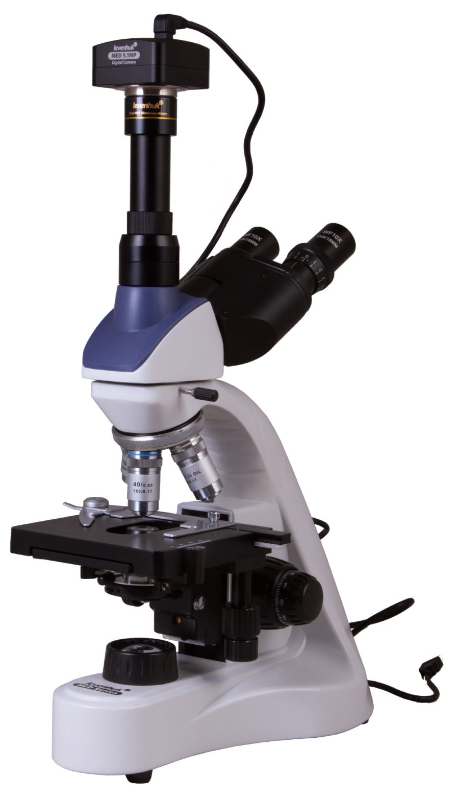 Microscopio trinoculare digitale Levenhuk MED D10T - immagine 3