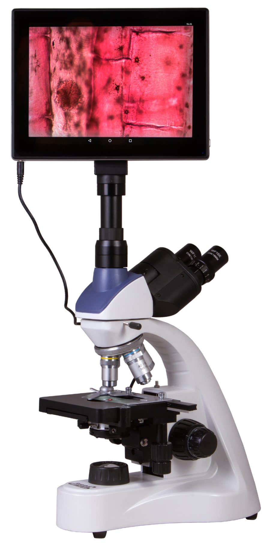 Microscopio trinoculare digitale Levenhuk MED D10T LCD - immagine 2