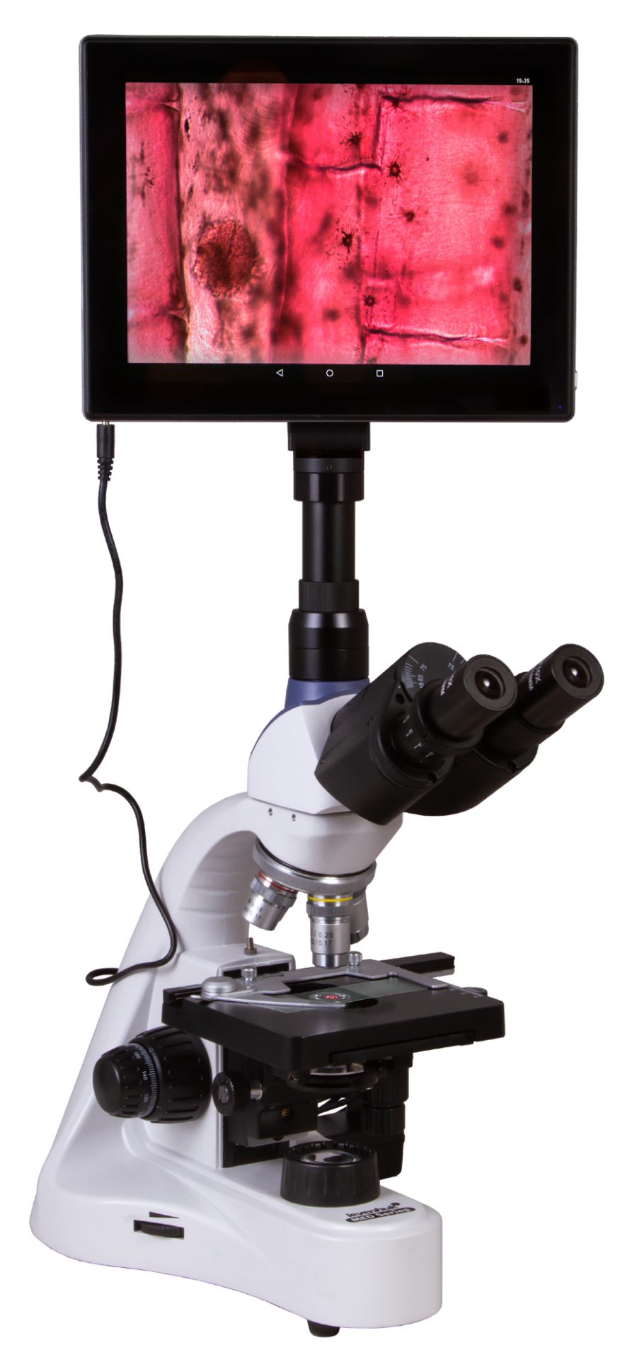 Microscopio trinoculare digitale Levenhuk MED D10T LCD - immagine 5