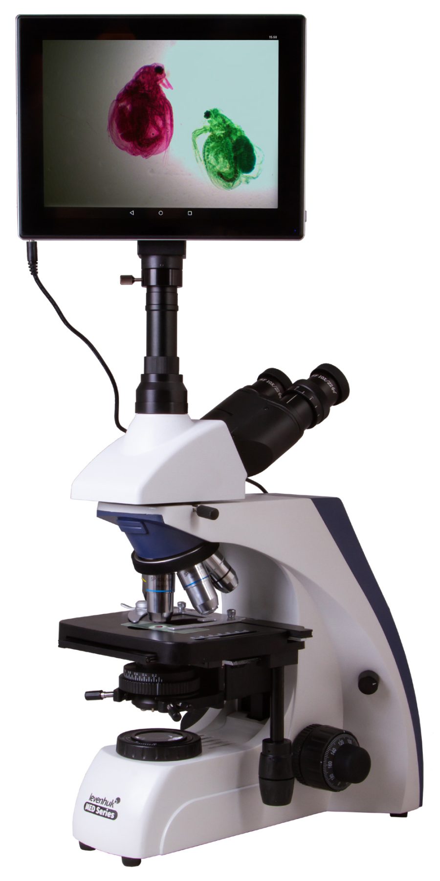 Microscopio trinoculare digitale Levenhuk MED D30T LCD - immagine 3