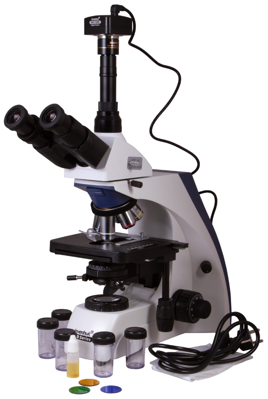 Microscopio trinoculare digitale Levenhuk MED D35T - immagine 2