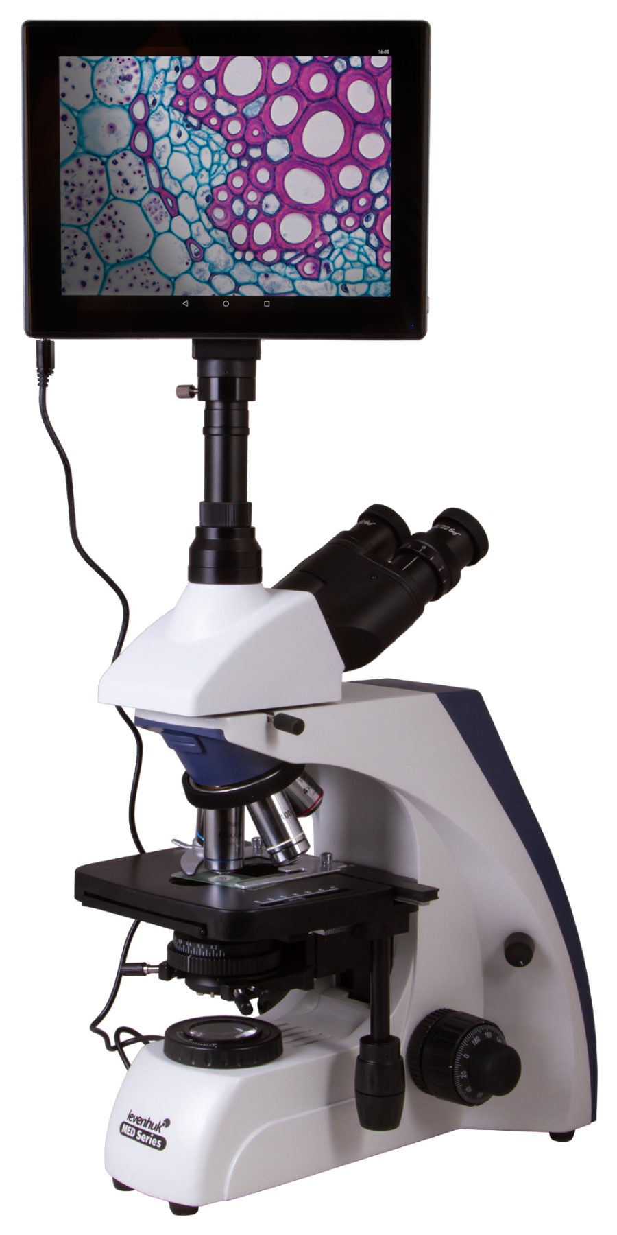 Microscopio trinoculare digitale Levenhuk MED D35T LCD - immagine 3