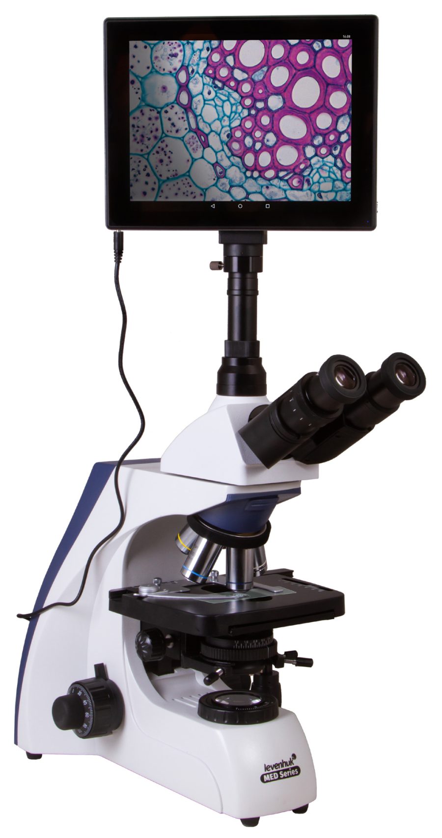 Microscopio trinoculare digitale Levenhuk MED D35T LCD - immagine 5