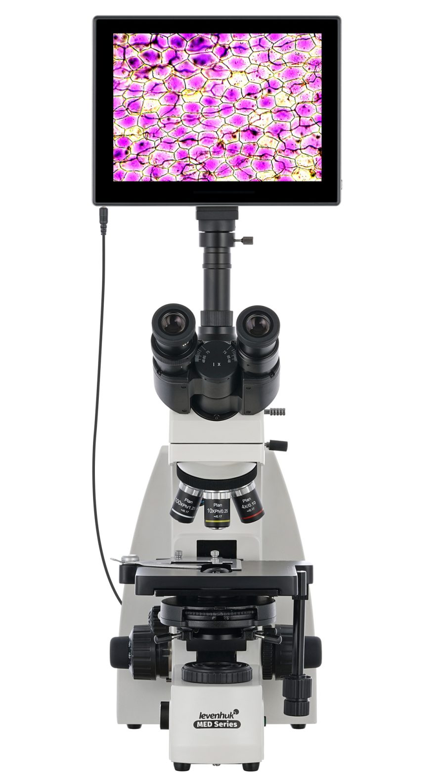 Microscopio trinoculare digitale Levenhuk MED D45T LCD - immagine 5