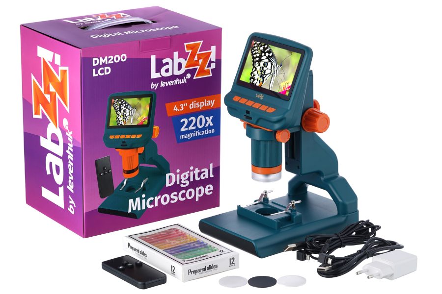 Microscopio digitale Levenhuk LabZZ DM200 LCD - immagine 2