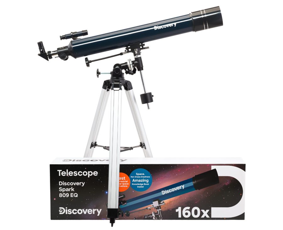 Telescopio Discovery Spark 809 EQ con libro - immagine 2