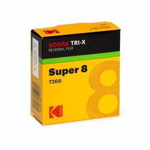 Kodak Tri-x 200d/160t B/w Super 8 Reversal Film 15mt