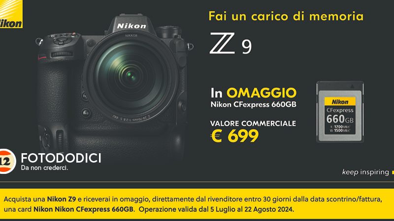 Nikon Z9 - Fai Un Carico Di Memoria Fino Al 22 Agosto 2024