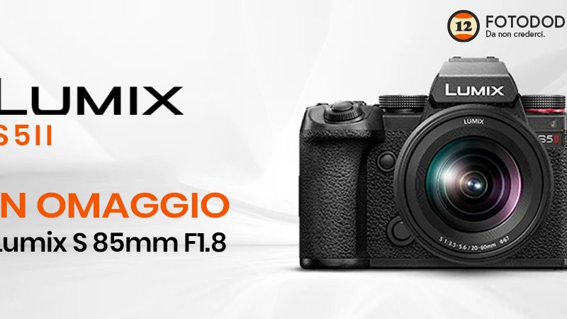 Panasonic S5 II Lumix S 85mm F1.8 in omaggio Agosto 8 Ottobre 2024 !