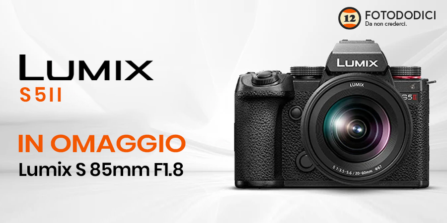 Panasonic S5 II Lumix S 85mm F1.8 in omaggio Agosto 8 Ottobre 2024 !