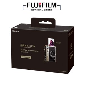 Fujifilm Instax Mini Evo Limited Edition KIT BUNDLE 90 th