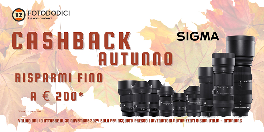 Sigma Cashback Autunno Ottobre 30 Novembre 2024 !