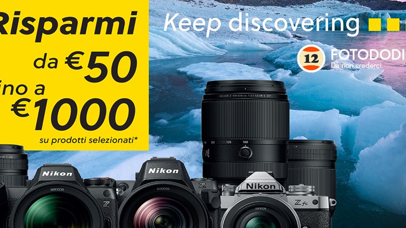 Nikon Winter Promotion risparmi fino a 1000€ con lo SCONTO IN CASSA scadenza 27/01/2025