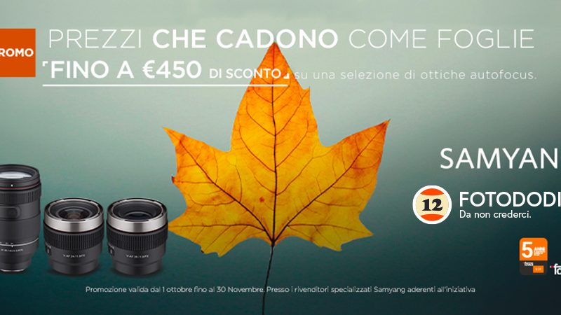 Samyang Sconto in cassa fino al 30/11/24