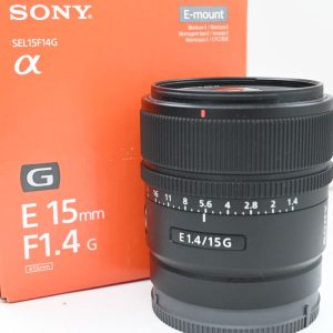 Sony E 15mm F1.4 G