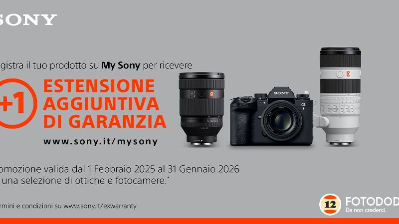 Sony EXTRA WARRANTY: Scopri come avere 1 ANNO AGGIUNTIVO DI ESTENSIONE DI GARANZIA fino al 31/01/26