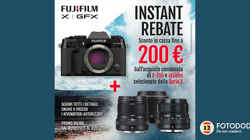 FuijFilm Instant Rebate X-T50 DAL 01/02 AL 31/03/2025