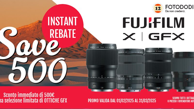 Fujifilm Instant Rebate Ottiche Gf Dal 01/02 Al 31/03/2025