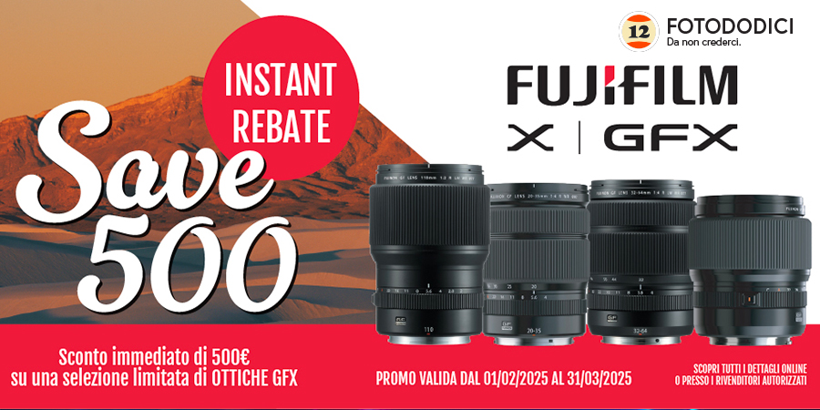 Fujifilm Instant Rebate Ottiche Gf Dal 01/02 Al 31/03 2025