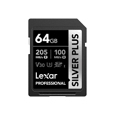 Lexar SILVER Plus 1066x UHS-I/U3/A2/4K R205/W150 (V30) 64/128GB