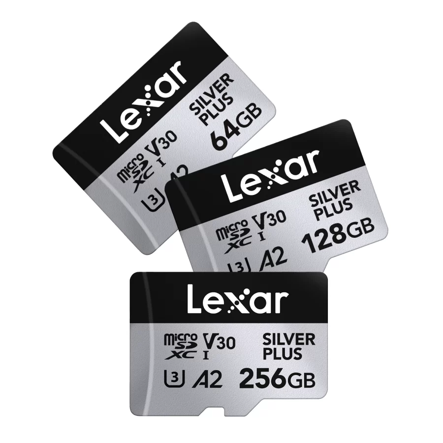 Lexar® Professional SILVER PLUS microSDXC™ UHS-I Card 64/128/256